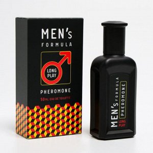 Туалетная вода мужская Men's Formula Long Play с феромонами, 50 мл