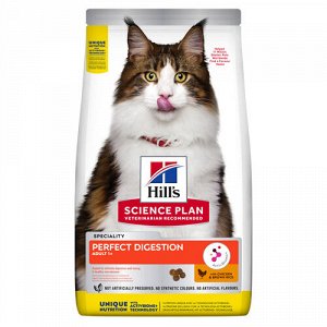 Hill's SP Feline Adult Perfect Digestion д/кош Идеал.пищеварение 7кг