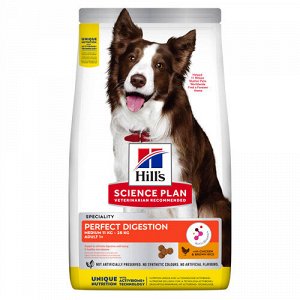 Hill's SP Canine Adult Perfect Digestion д/соб Идеал.пищеварение 14кг