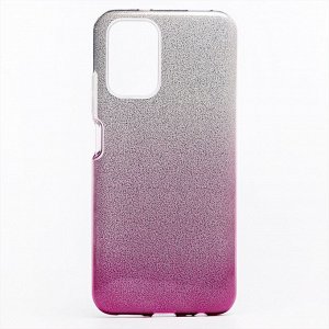 Чехол-накладка SC097 Gradient для "Xiaomi Redmi Note 10 Pro Global" (purple/silver)