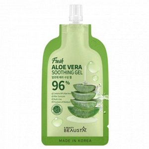 Гель для лица и тела BEAUSTA Aloe Vera Soothing Gel успокаивающий, с алоэ вера, 20 мл