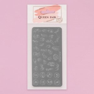 Queen fair Диск для стемпинга металлический «Теплота», 12 x 6 см