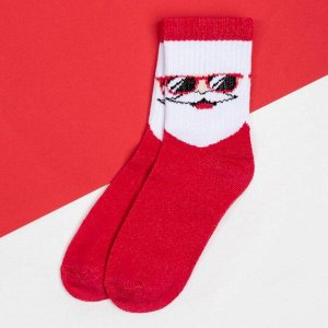 Носки детские новогодние KAFTAN "Cool Santa" р-р 16-18, красный