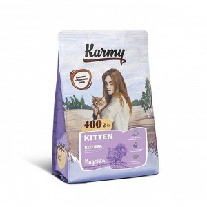 Сухой корм Karmy Kitten для кошек и котят, индейка, 400 г