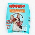 MOONSY для собак мелк.пород &quot;КРУТОНЫ С КУРИЦЕЙ И СПИРУЛИНОЙ&quot; 600г *12