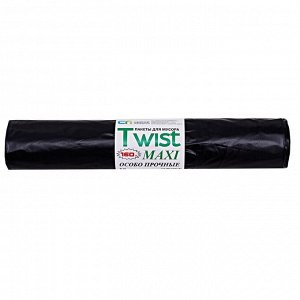 Мешок для мусора 10шт 160л ПВД TWIST MAXI 780х1120х0,06мм