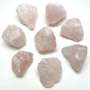 Розовый кварц (натуральный камень) необработанный 3-4 см