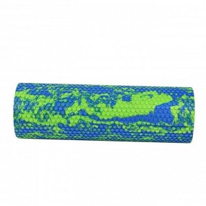 Ролик для йоги (сине-зеленый) 45 см MD Buddy MDF055