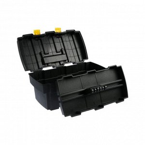 Ящик для инструмента TUNDRA, 19", 52.7х28х24.8 см, пластиковый, подвижный лоток, защелки