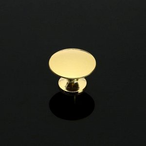 Ручка кнопка TUNDRA РК002GP, цвет золото