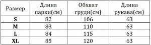 Женская зимняя парка, с надписью, цвет черный