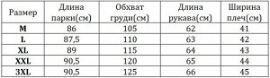 Женская зимняя парка, с вышивкой на воротнике, цвет синий