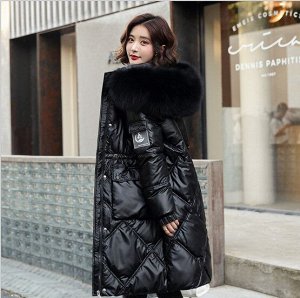 Женская демисезонная куртка, с карманом на рукаве, цвет черный