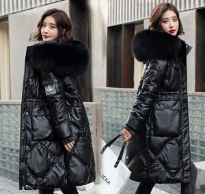 Женская демисезонная куртка, с карманом на рукаве, цвет черный