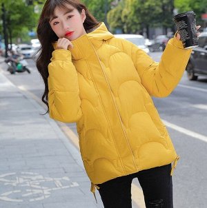 Женская демисезонная куртка, цвет желтый