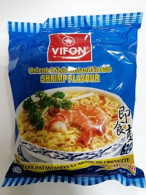 VIFON лапша пшеничная вкус креветки острая, м/у 70 гр. 1*30