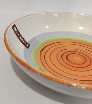 "Rainbow orange" Тарелка суповая 710мл 87B-018-SP2 ВЭД
