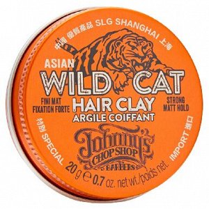 Johnny's Chop Shop WILD CAT Hair Sculpting Clay матирующая глина для волос 20 г