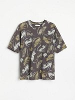 Хлопковая футболка oversize
