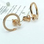 Серьги (пусеты)позолоченные