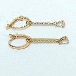 Серьги 2323100 золочение
