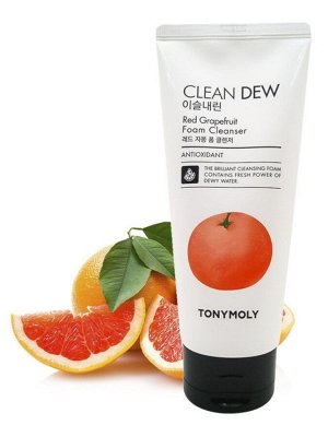 Пенка для лица с экстрактом грейпфрута TONY MOLY Clean Dew Red Grapefruit Foam Cleanser