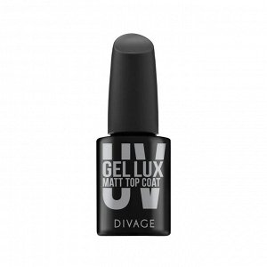 Диваж лак для ногтей Топ-покрытие uv gel lux matt, Divage