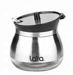 Black LARA Сахарница с дозатором 300мл