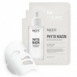 Phyto Niacin Whitening Mask Pack Осветляющая маска для лица, 25 мл