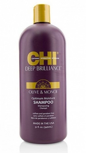 Chi deep brilliance шампунь оптимальное увлажнение 946 мл