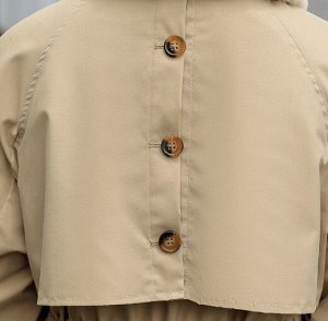 Женская зимняя куртка, с воротником из искусственного меха, цвет хаки