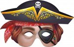 Картонная маска &quot;Пират&quot; на резинке
