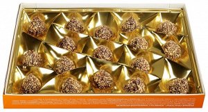 Родные просторы Конфеты с нежной начинкой с арахисом, покрытые глазурью и вафельной крошкой