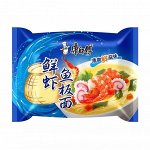 Лапша Master Kong (пакет) со вкусом креветок и рыбным бульоном 98гр (Синяя)