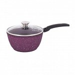 Кастрюля, 1,5 л, стекл. крышка, съемная ручка, АП, литой алюм., подар. уп.,TRENDY STYLE mystery