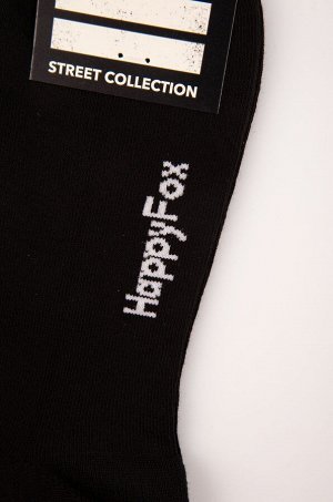 Happy Fox Прикольные носки с надписью