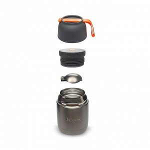 ICook™ Термоконтейнер для еды и напитков с крышкой-чашкой и ложкой в комплекте