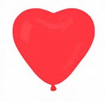 Воздушные шары пастель &quot;Сердце&quot; красное