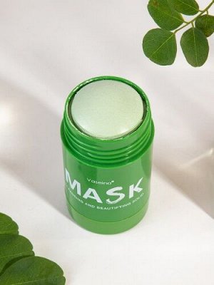 Глиняная маска стик для глубокого очищения и сужения пор с экстрактом зеленого чая 40 гр