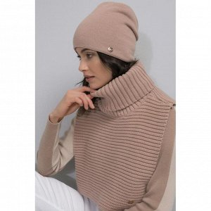 ЕВ 28001/ш/бежево-розовый шарф-манишка