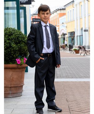 Серый школьный костюм для мальчика Цвет: серый