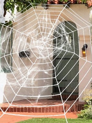 1шт Декоративная паутина на хэллоуин