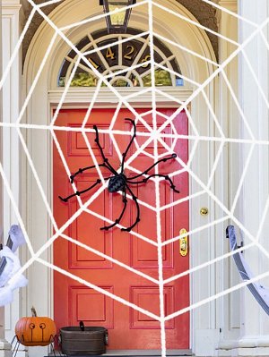 1шт Декоративная паутина на хэллоуин