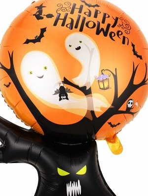 2шт Декоративный шар на хэллоуин с принтом призрака