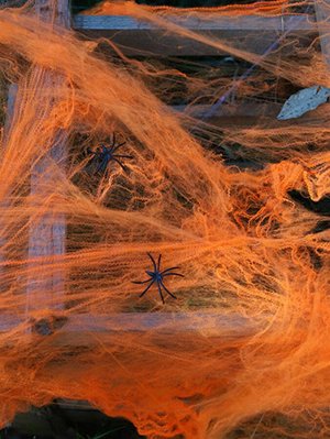 3шт Украшение случайного цвета на хэллоуин паутина