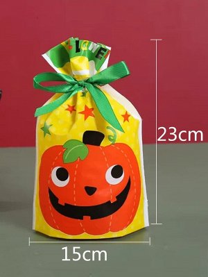 10шт Случайный пакет для конфет с узором на хэллоуин