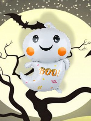 Воздушный шар с принтом призрака на хэллоуин