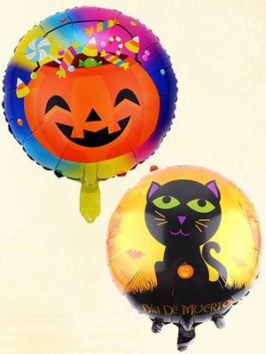 10шт Воздушный шар с узором на хэллоуин