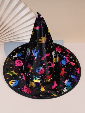 Шляпа с принтом звезды на хэллоуин
