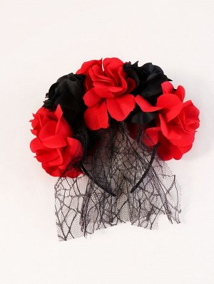 SheIn Сетчатый ободок для волос с декором цветка